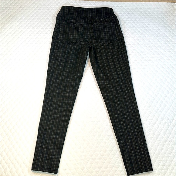 American Original REWASH Brand Legging. Black, Brown & Gray Plaid. Size Medium - Picture 7 of 9